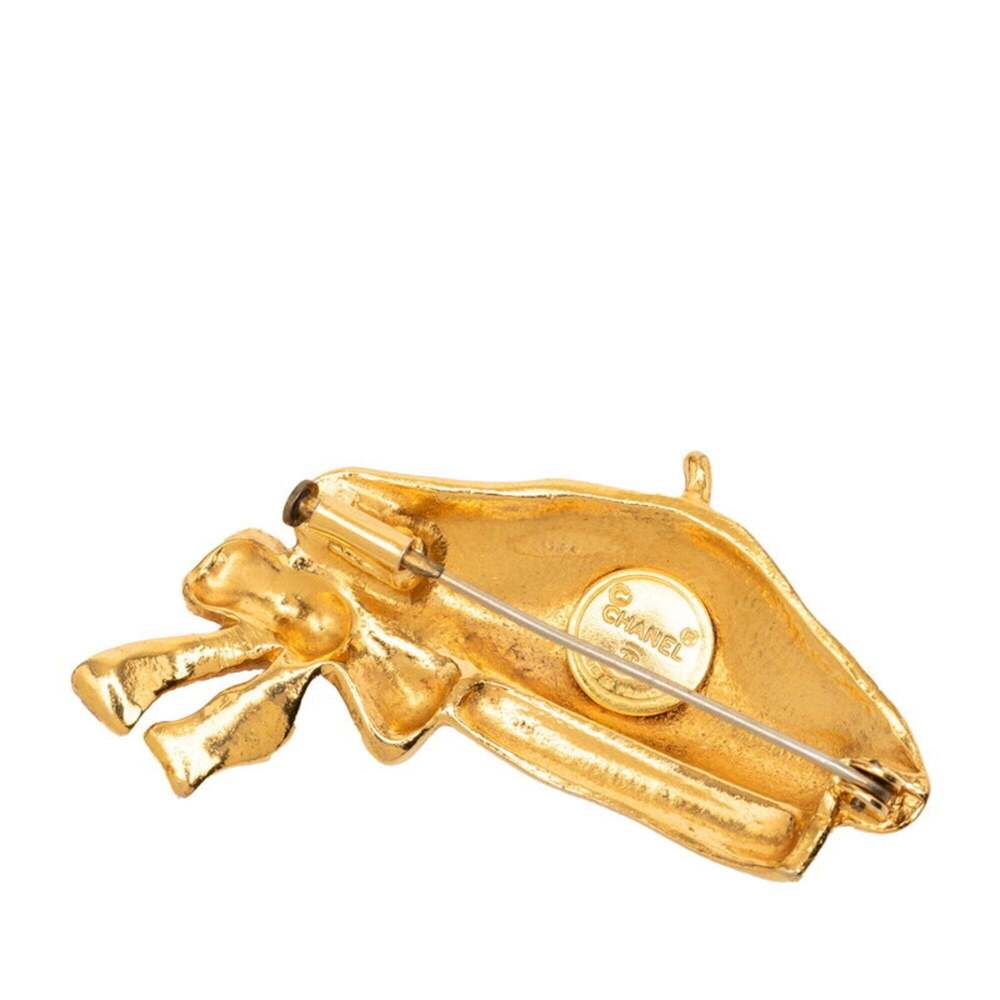 CHANEL Vintage Gold Brooch - Picture 2 of 3